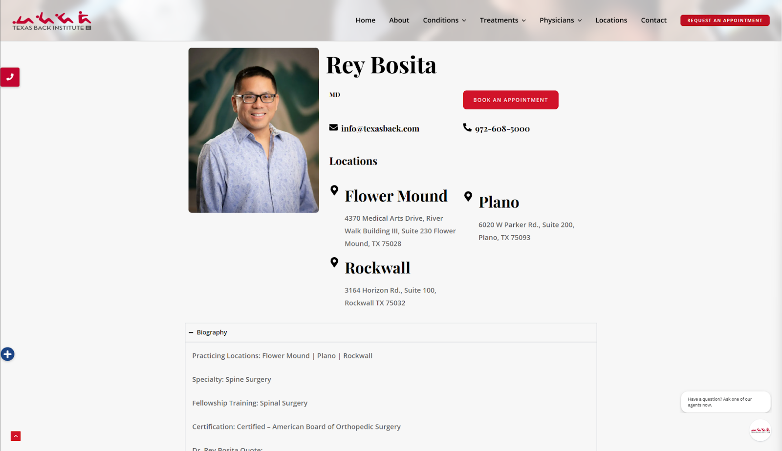 Rey Bosita Jr. M.D. MBA